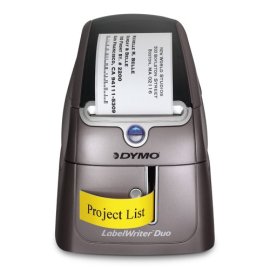 Dymo LabelWriter DUO 300dpi 55 labels per minute Label Printer; 180dpi D1 tape Label Printer
