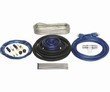 METRA Ltd PKBL3 Metra: Amp Kit 4GA Blue/silver/rca