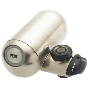 Pur Horizontal Faucet Mount with 3-Stage Filtration, Stainless Steel