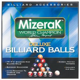 Mizerak P0512 Deluxe Billiard Ball Set