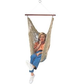 Soft Polyester Rope Hammock Chair with Pillow and Hardware Made in USA 3 Years Warranty