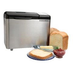 Breadman TR2500BC Ultimate Stainless Steel Breadmaker, brushed stainless and black