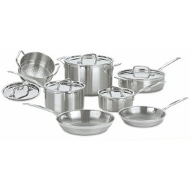 Cuisinart MCP-12 Multiclad Pro Stainless-Steel 12-Piece Cookware Set