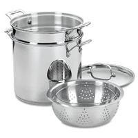 Cuisinart 77-412 Chef's Classic Stainless Steel 12 Qt. Pasta/Steamer Set (4-Pc.)