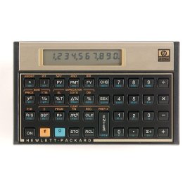 HP 12C Financial Calculator - Black Gold