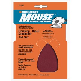Black & Decker 74-585 Mouse Fine 220 Grit Sandpaper