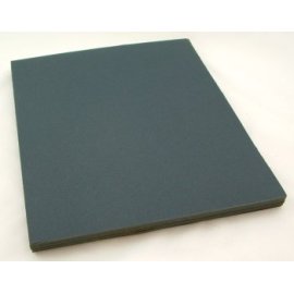Wet or Dry Sandpaper Sheets, Silicon Carbide, 9" by 11", 600 Grit, Pack of 50.