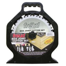 Freud SBOX8 Box Joint Cutter Set. Cuts 1/4 and 3/8 grooves.