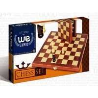 Chess Set with Folding Walnut Board