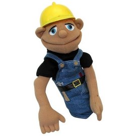 Deluxe Construction Worker Hand Puppet