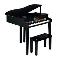 Black Concert Grand Toy Piano