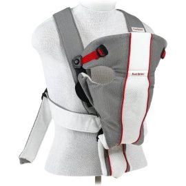 BabyBjorn Baby Air Carrier - Gray & White