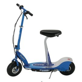 Razor E300S Seated Electric Scooter (Blue)