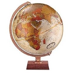 Northwoods Globe- Bronze Metallic