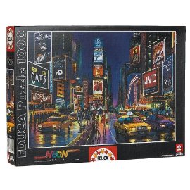 Times Square 1000 Pc Puzzle Neon