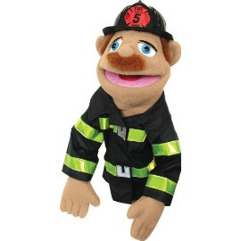 Deluxe Firefighter Hand Puppet