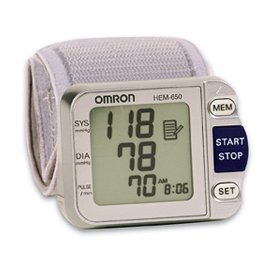 Omron HEM-650 Wrist Blood Pressure Monitor with APS (Advanced Positioning Sensor)