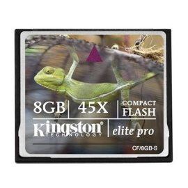 Compactflash Card, 8GB, 45X Speed