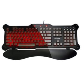 Saitek Eclipse Backlit Keyboard - Red LED ( PZ30AUR )
