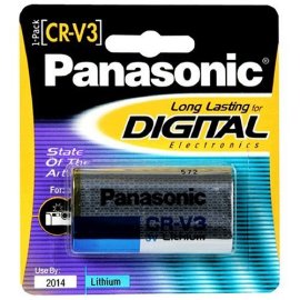 Panasonic Photo Lithium - CR-V3 23 Volt- 3000mAh, Pack of Six Single Count Batteries (6 Batteries)