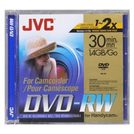 JVC VDW14DU Mini DVD-RW Camcorder Disc