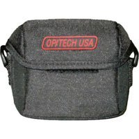 Op/Tech Small Hipster Pouch, Universal Belt Pouch for Film or Digital Cameras, 4"w x 3"h x 1"d, Color Black