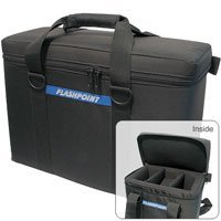 Flashpoint CS600 Small Kit Case, Universal Case with Moveable Dividers, Black.