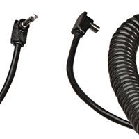 Metz 3' Coiled Sync Cord, Mini-phone Plug to PC for the 36CT-2/3, 40MZ-2/3, 50MZ-5, 54MZ-3 and 70MZ-4/5, #5534