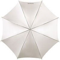 Westcott 32 White Satin Umbrella with Removable Black Cover #2012