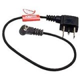 Quantum 539 1 foot (0.3m) Straight Replacement Cord for RS4/4i (505S/Si) PC Male to Household Male (twin prong with center pin) s/n E888 & above.