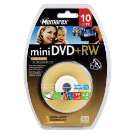Memorex Mini DVD+RW 10 Pack