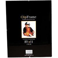 MCS Glass Clip Picture Frame for 8x 11 Photographs