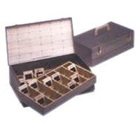 Logan Slide File, Archival Double Decker Metal Storage Box Holds 1500 2x2 Mounted Slides in Groups