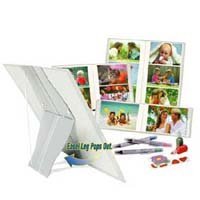 Itoya Pop Goes The Easel Standing Photo Album with Pop-up Rear Support, Holds 40 4 x 6 Prints.