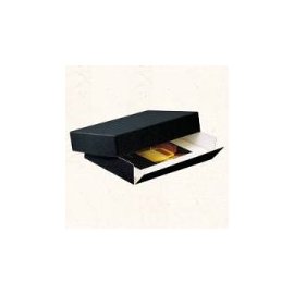 Adorama Archival 8 x 10 Print Storage Box, Drop Front Design, 8 1/2 x 10 1/2 x 1 1/2, Exterior Color: Black