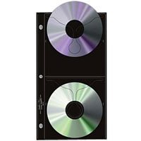 Pro-Line Archival CD / DVD Storage Pages, 4 CD's Per Page, Pack Of 12.