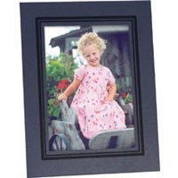 Collectors Gallery Classic Timeless Easel Frame 4 x 5 with Black Foil Window Border (10 Pack)