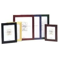 MCS Gallery Wood Picture Frame with a Flattop Low Profile, for 5"x7" Photographs, Color: Black