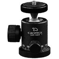 Giotto MH-1002 Compact Ball Head with Independent Panning Lock - Supports 13 lbs.