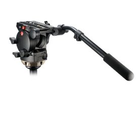 Manfrotto 526 Pro Video Fluid Head w/Adjustable 3 Step Drag Control - 17-35 lb capacity.