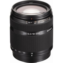 Sony DT 18-200mm f/3.5-6.3 Aspherical ED High Magnification Zoom Lens for Sony Alpha Digital SLR Camera