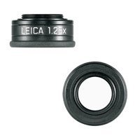 Leica Viewfinder Magnifier M 1.25x - Eyepiece magnifier - black - anodized aluminum