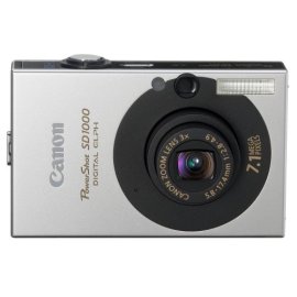 Canon PowerShot SD1000 7.1MP Digital Elph Camera with 3x Optical Zoom (Black)