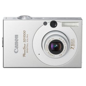 Canon PowerShot SD1000 7.1MP Digital Elph Camera with 3x Optical Zoom (Silver)