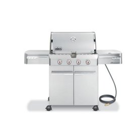 Weber 1810001 Summit S-420 Natural Gas Grill, Stainless Steel