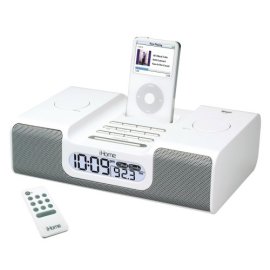 iHome iH6 Clock Radio for iPod (White)