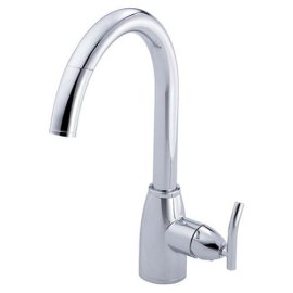 Danze Sonora Single-Handle Pull-Down Kitchen Faucet, Chrome #404554