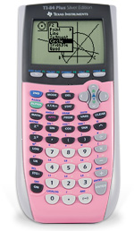 Texas Instruments TI 84 Plus Silver Edition Calculator (Pink)