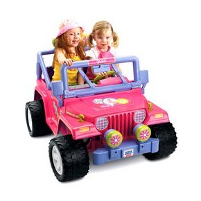 Fisher Price Power Wheels Barbie Jammin' Jeep
