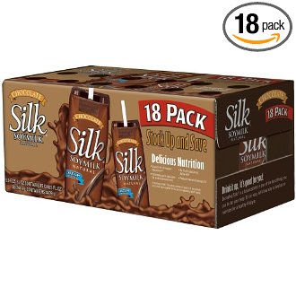 Silk Organic Soymilk, Chocolate, 8.25-Ounce Cartons (Pack of 18)